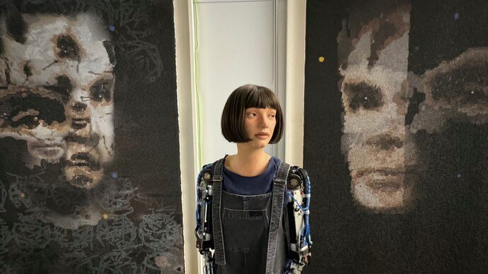 Ai-Da, a humanoid robot artist, made history by selling a painting for over $1 million at Sotheby